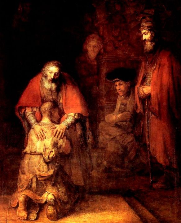 We celebrated Rembrandt's birthday, the painter of the best known images of forgiveness, about a week ago. 
